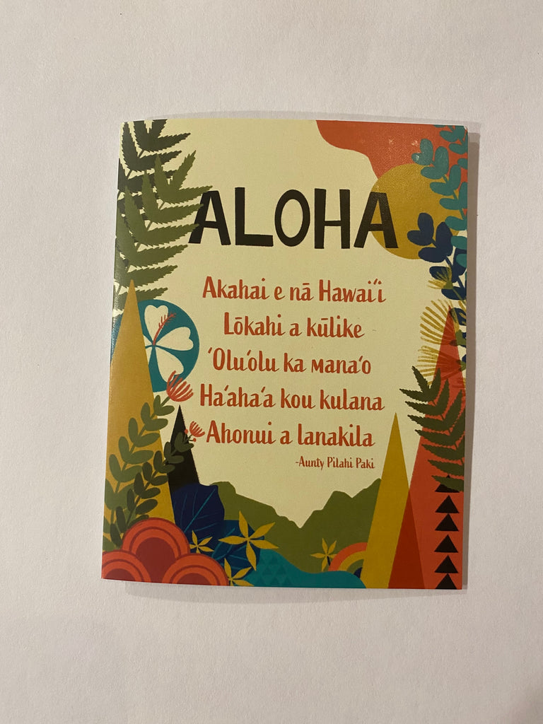Oli Aloha Greeting Card